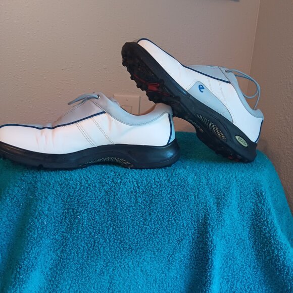 ECCO Biom Hybrid 2 Golf Shoes Leather Size 41 / 10-10.5 Anti-Bacterial - Picture 3 of 11